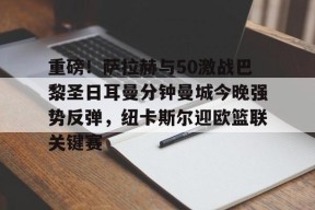 爱游戏APP服务-关于重磅！萨拉赫与50激战巴黎圣日耳曼分钟曼城今晚强势反弹，纽卡斯尔迎欧篮联关键赛的信息